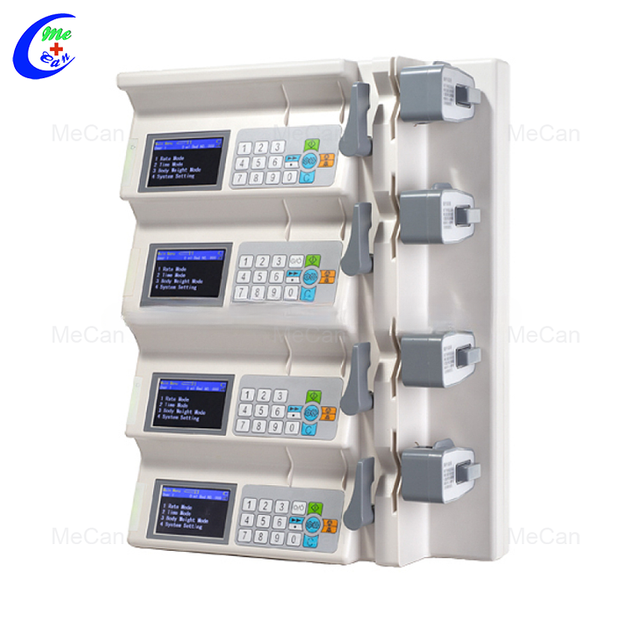 Wielokanałowa pompa strzykawkowa