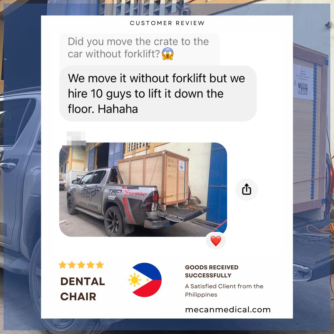 Zadovoljne izjave MeCan stomatološke stolice na Filipinima