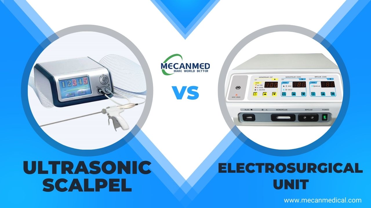 Ultrasonic Scalpel vs. Electrochirurgie Unit
