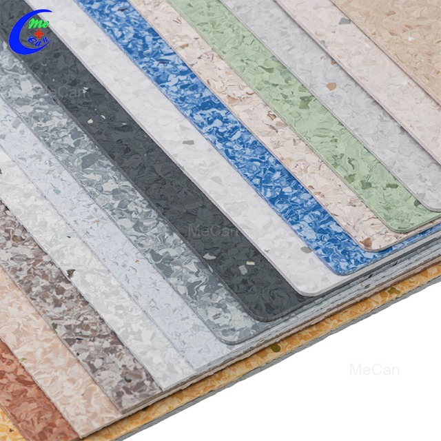 Smooth Multicolor Hospital PVC Flooring