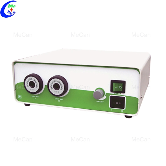 Высакаякаснае медыцынскае абсталяванне, падвойная лямпа з падвойнымі адтулінамі, 250 Вт, галагенная крыніца халоднага святла, оптам - Guangzhou MeCan