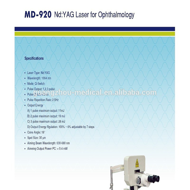 Oftalmologisk Nd:YAG-laser