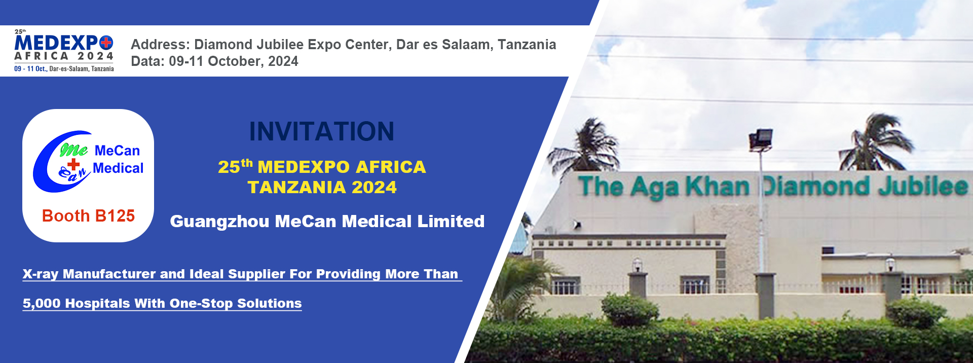 Imbitasyon Sa Medexpo Africa 2024 - Bisitaha ang MeCan's Booth B125