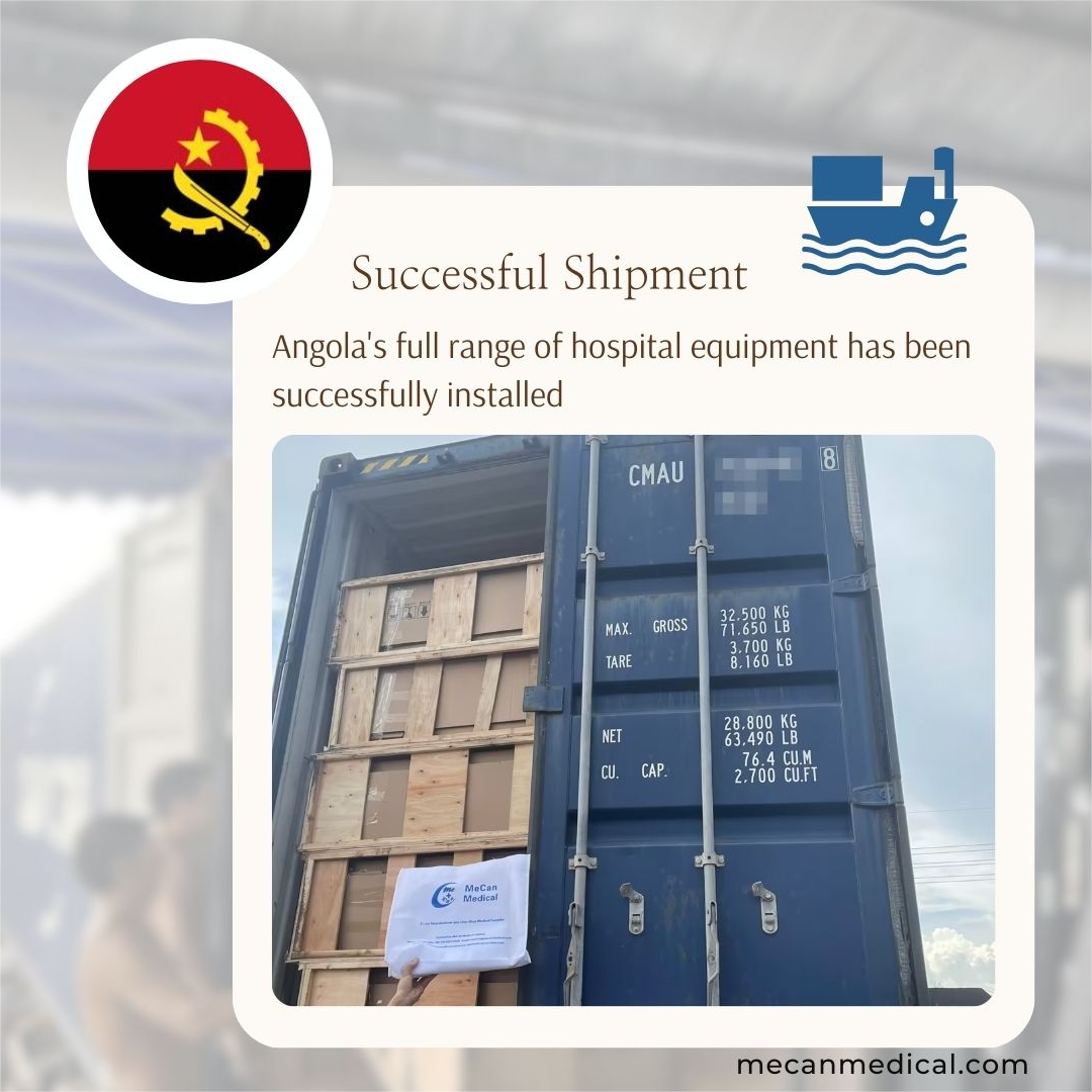 משלוח מוצלח של ציוד בית חולים לאנגולה