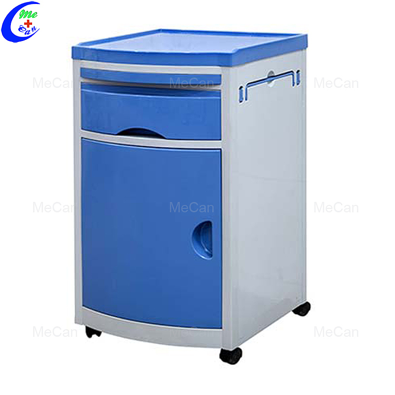 China Hospital Equipment Furniture ABS Hospital Bedside Cabinet manufacturers - MeCan Medical