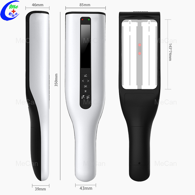 Vitiligo ထုတ်လုပ်သူများအတွက် တရုတ်လက်ကိုင် NB UVB Phototherapy Light - MeCan ဆေးဘက်ဆိုင်ရာ