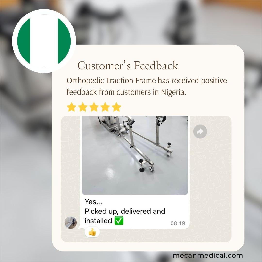 Pomyślna instalacja ramy ortopedycznej w Nigerii | MeCan medyczny