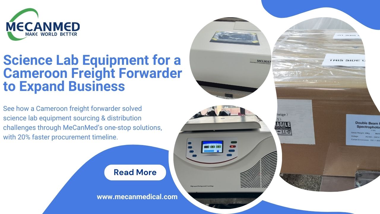 Peralatan Makmal Sains untuk Penghantar Kargo Cameroon untuk Meluaskan Perniagaan