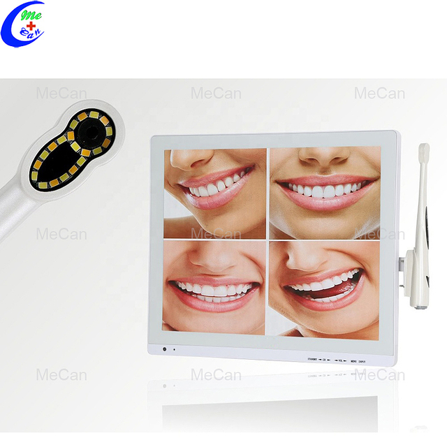 Lachin Dental Nouvo Mod&egrave;l 2 Megapiks&egrave;l Kamera Intraoral Set ak manifaktir&egrave; ki monit&egrave; k&egrave; bebe - MeCan Medical