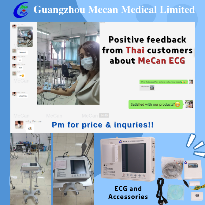 Bersiv&ecirc;n er&ecirc;n&icirc; y&ecirc;n ji xer&icirc;dar&ecirc;n Thai di derbar&ecirc; ECG de | MeCan Medical