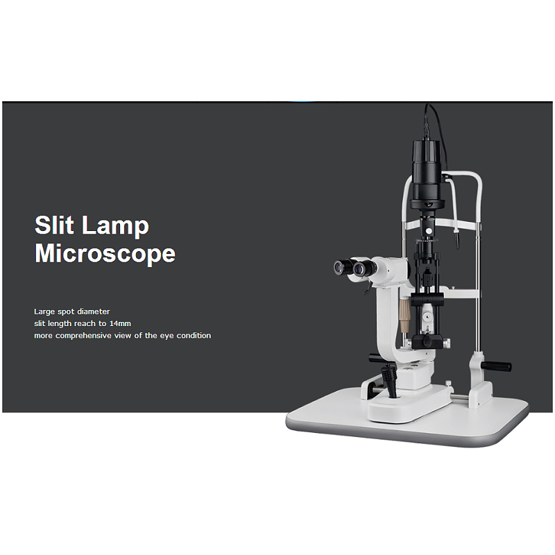 Best Quality Ophthalmic Slit Lamp Two Magnification Slit Lamp Microscope Factory