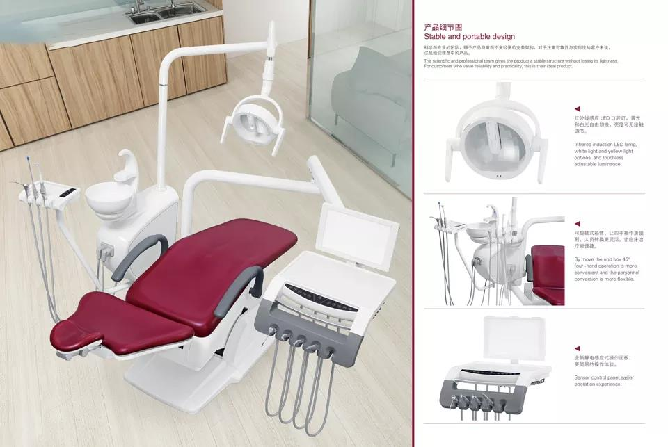 Професионални медицински висококачествени производители на професионално производство на стоматологични столове