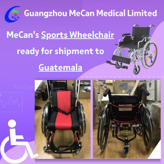 과테말라로 배송 준비가 완료된 스포츠 휠체어 | 미캔메디컬
