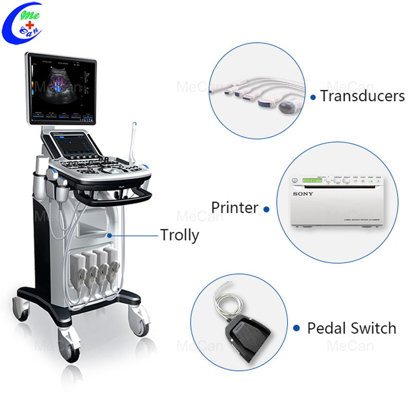 Professional Trolley 3D 4D Ultrasound Machine manufacturers MeCan Medical