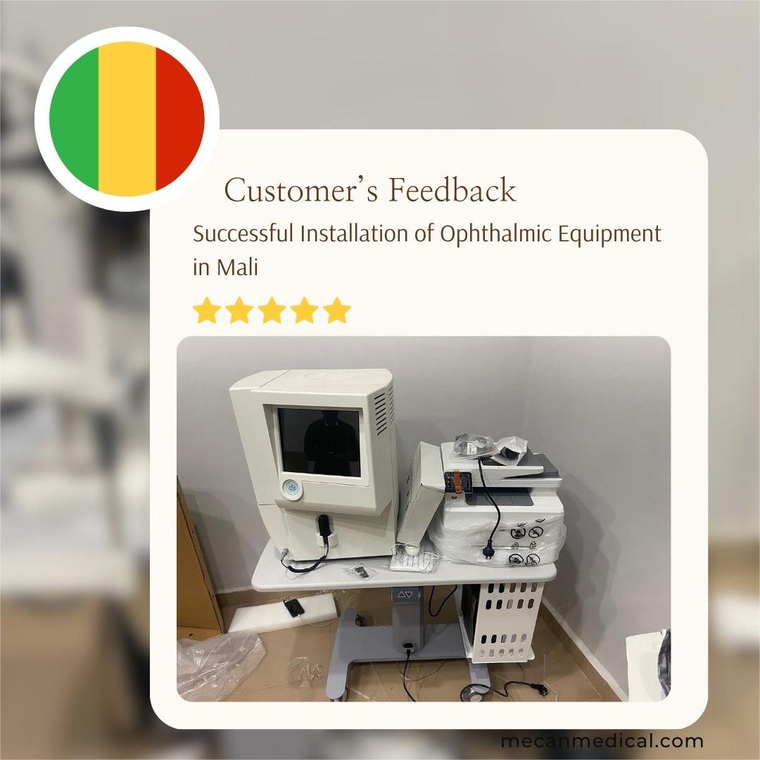 نصب موفقیت آمیز تجهیزات چشم پزشکی در مالی