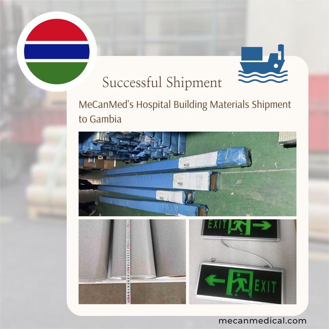 Remessa de materiais de constru&ccedil;&atilde;o hospitalar da MeCanMed para a G&acirc;mbia