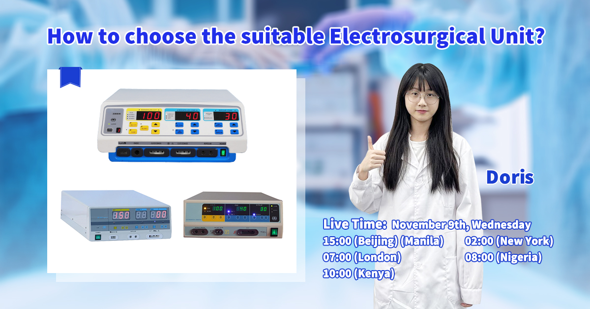 LiveStream | Maitiro ekusarudza Electrosurgical Unit | MeCan Medical